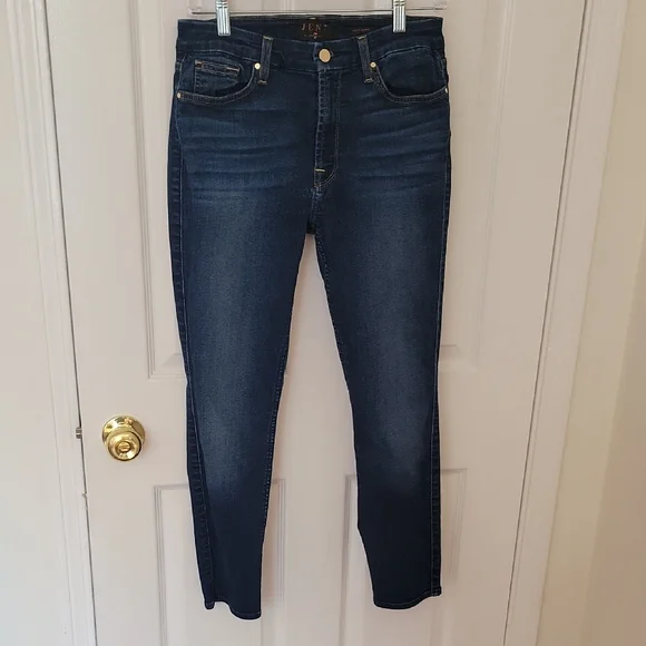 7 For All Mankind Blue Skinny Jeans Versatile Style - Picture 1 of 7